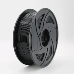 Fábrica de fábrica profissional, 1.75mm 1kg petg preto 1 rolo consumíveis, impressão 3d, filamento para impressora 3d