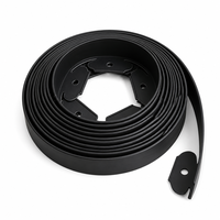Bordure de jardin flexible en plastique vert de haute qualité Taurus, prix de gros, installation sans creuser