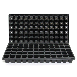 Barquettes à <span class=keywords><strong>semis</strong></span> bon marché noires à 72 trous, barquettes à <span class=keywords><strong>semis</strong></span> pour plantes <span class=keywords><strong>de</strong></span> piment et <span class=keywords><strong>de</strong></span> tomates pour serre - Product Image 1