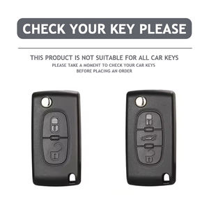 Nueva funda protectora de TPU para llave de coche para Peugeot 107 207 307 308 407 607 3008 5008 <span class=keywords><strong>Citroen</strong></span> <span class=keywords><strong>Xsara</strong></span> <span class=keywords><strong>Picasso</strong></span> C5 C6 C8 Accesorios - Product Image 2