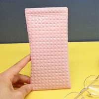 Vente en gros de nouveaux étuis à lunettes portables et élégants, sac à lunettes de soleil, étui en cuir PU pour lunettes