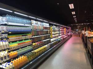 Nouveau Réfrigérateur-Congélateur Commercial Vertical avec Porte Vitrée pour Supermarché, Vitrine de Présentation et Stockage - Product Image 5