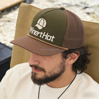 Gorra de béisbol de malla transpirable OEM para verano, visera ligeramente curvada, camuflaje, Richardson 112, gorras trucker, gorras deportivas para exteriores