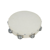 Musical Instruments Handmade Tambourine Educational Toy Custom logo for Baby and Kids