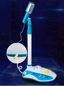 Wholesale Multi-functional Musical Toy Adjustable <b>Stand</b> <b>Microphone</b> Singing Toy Musical Instrument for Kids Portable - Product Image 2