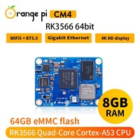 Orange Pi CM4 8GB 4GB 2GB 1GB RAM RockChip RK3566 WiFi5 + BT5.0 BLE opsional 8GB 32GB 64GB EMMC