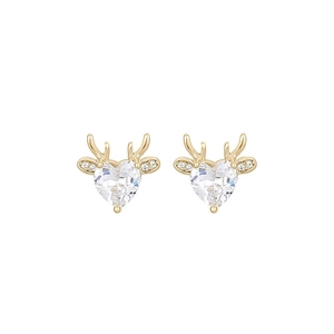 Pendientes de tuerca en forma de estrella a la moda de Plata de Ley 925, diseño minimalista, moda coreana, venta al por mayor para mujeres para aniversarios - Product Image 5