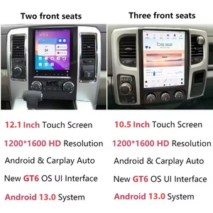 128G 12.1 Inch Car Radio for Dodge RAM 1500 2008-2012 Android 13 Multimedia GPS Navigation Video Player Head Unit Touch Screen - Product Image 2