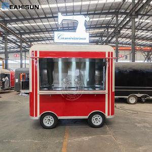 Remolque de Comida Rápida Personalizado, Camión de Comida Móvil, Carrito de Hot Dogs, Remolque de Comida Vintage Totalmente Equipado - Product Image 4