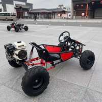 Dune buggy à essence 212cc à quatre temps avec transmission par chaîne et pneus tout-terrain de 8 pouces, kart professionnel tout-terrain pour adultes, vitesse maximale de 60 km/h