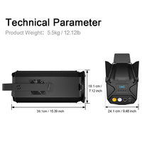 Luz LED COB de 300W con Control por Aplicación SHEHDS, Zoom Motorizado, Luz Fresnel para Escenarios, Bodas y Teatro