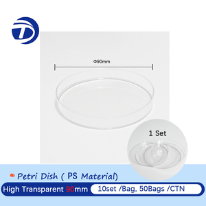Phòng Thí Nghiệm 60Mm 70Mm 90Mm Nhựa Petri Món Ăn Tấm Nhựa Dùng Một Lần Di Động Petri Món Ăn Dùng Một Lần Văn Hóa Tấm - Product Image 4