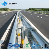 Barrera de Seguridad Vial de Triple Viga Galvanizada en Caliente Certificada EN1317 para la Infraestructura de Tráfico de Malasia
