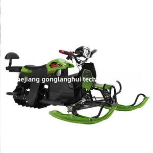 Parc d'attractions de neige et de glace en zone scénique, motoneiges attirant les visiteurs, balades tout-terrain en neige profonde, ski 48V 500W - Product Image 4