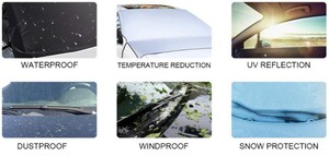 Invierno ventana cubierta de <span class=keywords><strong>hielo</strong></span> de vidrio <span class=keywords><strong>parabrisas</strong></span> del coche cubierta de nieve - Product Image 6