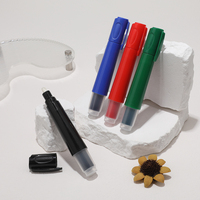Marqueur effaçable à sec magnétique personnalisé pour tableau blanc, encre rechargeable couleur verte