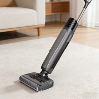 Aspirateur Balai Sans Fil Humide/Sec 20000Pa pour Nettoyage de Sols Durs et Carrelages, Combo Balai-Nettoyeur avec Rotation à 180° °   Lie-Flat