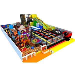 Interactive <b>Trampoline</b> Park Large Amusement <b>Trampoline</b> Park Commercial Indoor <b>Trampoline</b> - Product Image 1