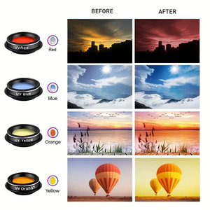 7 In 1 Smartphone Lens Kit Universal Fish Eye Macro Wide Angle Optical Glass Mobile Phone Camera Accessory - Product Image 2