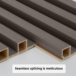 ตะแกรงไม้ไผ่ไฟเบอร์แผงผนังขนาดใหญ่สำหรับพื้นหลังทีวีเพดานเว้ารูปทรงเรขาคณิต - Product Image 3