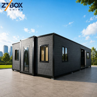 Maison conteneur extensible ZYBOX Urban City Living, villa modulaire préfabriquée pour Singapour, Dubaï, Royaume-Uni, unité de logement métropolitaine