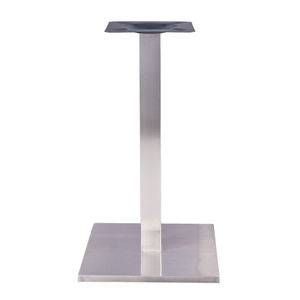 Steel Plate <b>Covered</b> with Stainless Steel Luxury Square Metal Easy Clean Hotel Restaurant Coffee <b>Dining</b> Base <b>Table</b> - Product Image 2