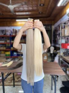 ผมเวียดนามแท้แบบขายส่ง ไม่ผ่านกระบวนการ จัดเรียงเกล็ดผม สำหรับทำวิกและต่อผม - Product Image 3