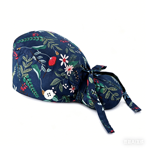 <span class=keywords><strong>Gorro</strong></span> de Algodón Puro con Estampado de Dibujos Animados para Mujer, <span class=keywords><strong>Gorro</strong></span> para Cabello Largo, Antipolvo, para Maternidad, Quirófano, Clínica Dental - Product Image 6