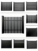 Clôture de jardin en aluminium à lattes amovibles à prix abordable, épaissie, thermolaquée, écologique, résistante aux UV et antirouille – Australie