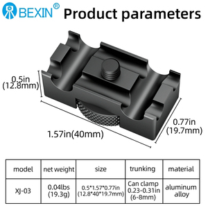 Blikin — câbles de données USB, 4 emplacements, base de fixation, plaques à dégagement rapide pour protection de la tête de trépied, appareil photo DSLR, <span class=keywords><strong>caméscope</strong></span> - Product Image 2