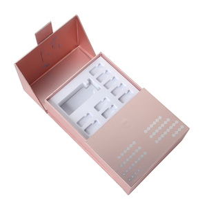 Boîte d'emballage cadeau rigide magnétique personnalisée recyclable <span class=keywords><strong>avec</strong></span> insert en mousse EVA, doublure en éponge de marque WALKIN PRINTING, dorée - Product Image 4