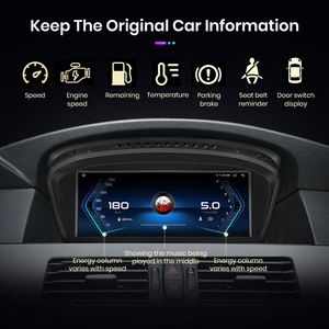 Junsun không dây Carplay Android Auto Car đài phát thanh cho BMW 5 Series E60 E61 E63 E64 E90 E91 E92 2004 2012 đa phương tiện GPS 2DIN - Product Image 4