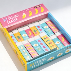 Lot de gommes à effacer adorables et énergisantes en TPR et caoutchouc, écologiques, pour fournitures scolaires, prix et cadeaux - Offre spéciale - Product Image 6