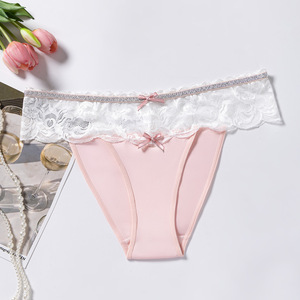 Per l'export: Perizoma da donna taglie forti, stile sottile, pizzo floreale, traspirante, vita bassa, sensuale e seducente - Product Image 1