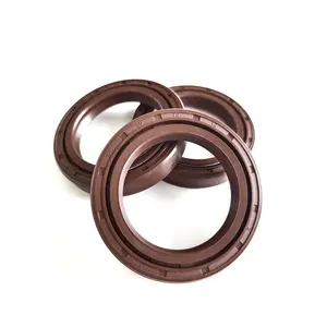 Space-saving DC oil seals with double-sided springs for sealing on both sides