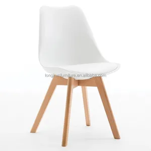 Modern Nordic Armless Cadeira De Jantar com Metal Wood Leg Atacado Plastic Sala De Jantar Móveis para Sala De Estar Cozinha