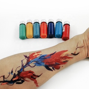 Kits de peinture <span class=keywords><strong>aquarelle</strong></span> pour enfants 12 couleurs pour l'utilisation de l'art corporel - Product Image 3