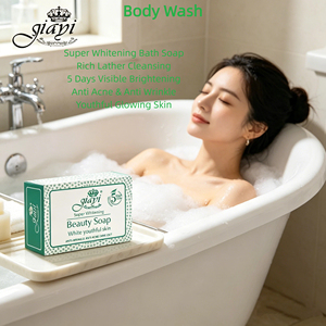 <span class=keywords><strong>Savon</strong></span> de beauté blanchissant artisanal JiaYi à l'aloe vera - Anti-acné, anti-rides, nettoyant pour le visage et le corps des adultes - Product Image 4