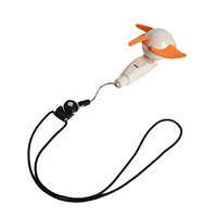 Ventilateur de cou portable rechargeable 800 mAh, 3 vitesses, rotatif, puissant, avec câble de charge USB