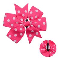 Colliers à nœud papillon à pois pour chiens et chats, nœuds papillon détachables en forme de queue – Accessoires pour animaux de compagnie en polyester de style européen-américain pour photos