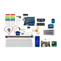 Kit de Electrónica Todo en Uno para Principiantes, Placa UNO R3, Protoboard, LEDs, Resistencias para Educación STEM, Laboratorio Escolar