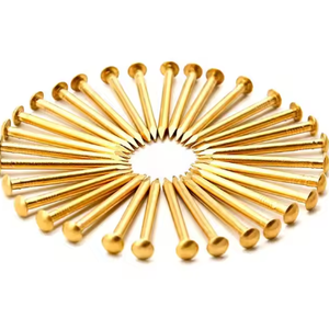 Декоративная мебель по индивидуальному заказу, латунные гвозди, чистая медь, дерево, резец с рифленой головкой, гладкий хвостовик, Алмазное точечное кольцо из стали - Product Image 4