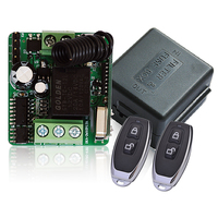 Commutateur récepteur YET401PC-V3.0 DC12V/24V contrôleur de porte de garage 315mhz 433mhz avec deux télécommandes