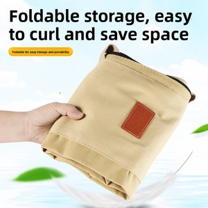 Sac de transport pliable en polyester épais pour cannes à pêche, résistant à l'usure, grande capacité, pour ranger l'équipement de pêche - Product Image 3