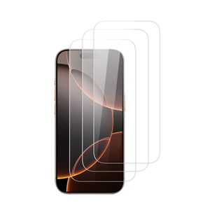 Protector de Pantalla HD Transparente para <span class=keywords><strong>iPhone</strong></span> 17 Pro Max, Paquete de 3, Cristal Templado 9H, Antirrayaduras, Resistente a Impactos - Product Image 5