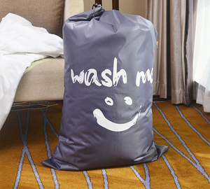 Gran venta en <span class=keywords><strong>amazon</strong></span>, <span class=keywords><strong>bolsa</strong></span> de lavandería de nailon con cordón para <span class=keywords><strong>ropa</strong></span> <span class=keywords><strong>sucia</strong></span> - Product Image 3