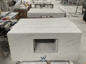 Yunfu Trung Quốc Zero Silica New Zero Tinh Thể Bề Mặt Tấm Cho Nhà Bếp Hiện Đại Bàn Chìm Vanity Top - Product Image 5