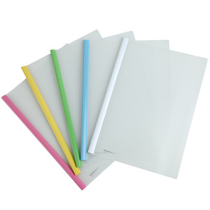 Comix A813 Classeur de rapport format A4, type tiroir, 30 feuilles, ensemble de cinq couleurs, classeur en plastique translucide - Product Image 3