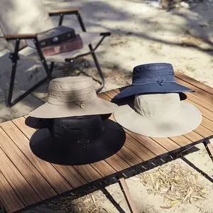 YJL nueva tendencia impermeable de secado rápido plegable transpirable cubo sombreros al aire libre a prueba de sol pesca senderismo pescador sombreros cubo sombreros