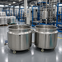 Homogénéisateur émulsifiant à cisaillement haute vitesse 3 KW 220V pour laboratoire, moteur AC, levage électrique, SUS304, capacité 200L, mélange de produits alimentaires et chimiques